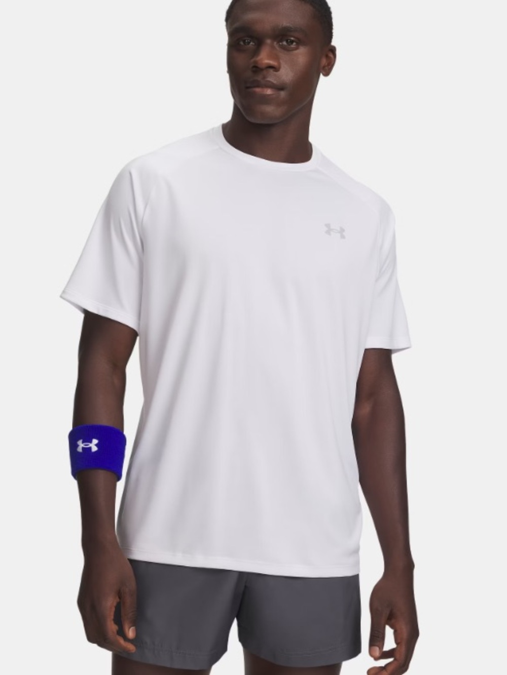 Under Armour White Short-Sleeve Tech 2.0 Performance Tee